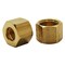 Thrifco Plumbing No. 61-C 5/16 Inch Lead-Free Brass Compression Nut 2/Pack 4401345 - alternate 1